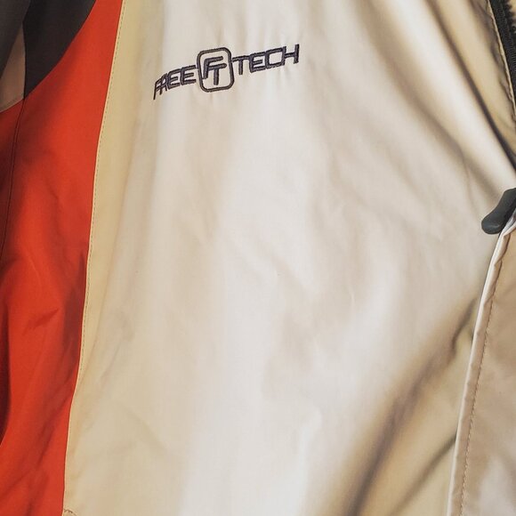 Free Tech Jacket Mens Sz 2XL50-52 Fleece Lined Soft Shell Zipper Water Resistant - Picture 3 of 10